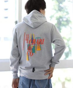 ▲CHARI&CO × BEAMS T / 別注 CITY SOUVENIR スウェット パーカ