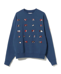 C.E / EMBROIDERY PICS クルーネック スウェット