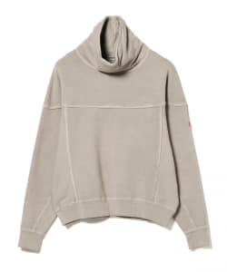 ▲C.E / OVERDYE DEVIDE STAND COLLAR SWEAT