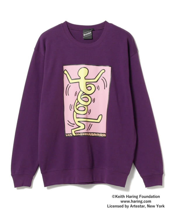 BEAMS T（ビームスT）【SPECIAL PRICE】KEITH HARING クルーネックスウェット（トップス スウェット）通販｜BEAMS