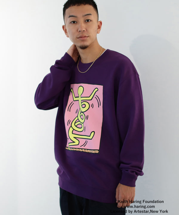 BEAMS T（ビームスT）【SPECIAL PRICE】KEITH HARING クルーネックスウェット（トップス スウェット）通販｜BEAMS