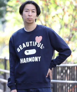 ▲【SPECIAL PRICE】BEAMS T / BEAUTIFUL HARMONY クルーネック スウェット