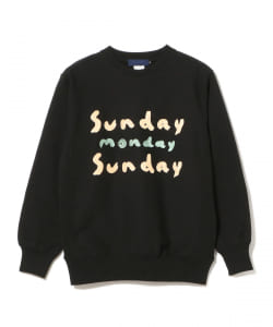 MAYUMI YAMASE × BEAMS T / Sunday Monday クルーネック スウェット