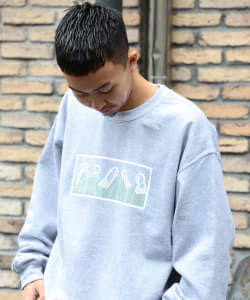 BEAMS T / millitsuka × BEAMS T クルーネック スウェット