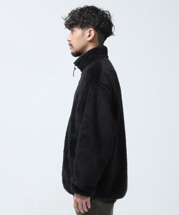 High Pile Fleece Stand Collar Jacket 