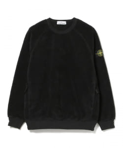 ▲STONE ISLAND / Cotton Pile Crew Neck Sweat