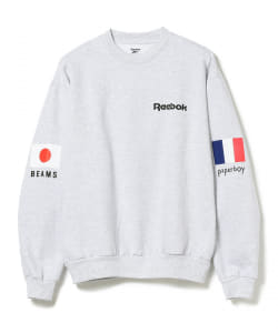 ▲paperboy × Reebok × BEAMS / 別注 スウェットシャツ