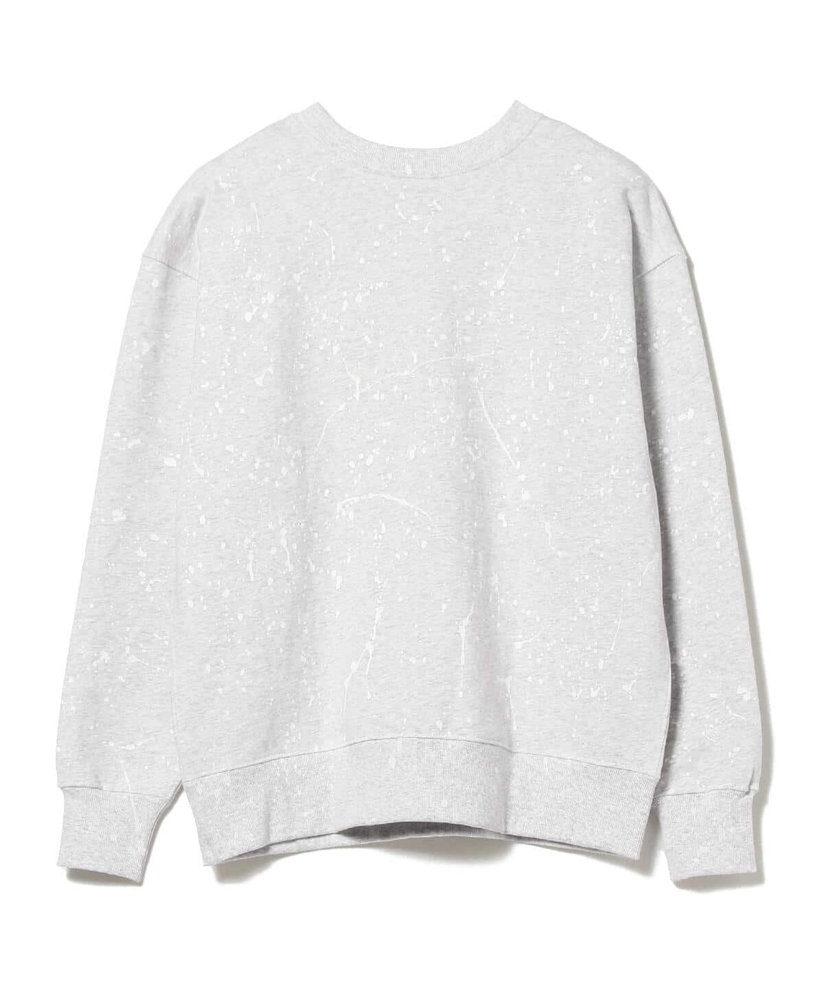 BEAMS [BEAMS] BEAMS / Loose paint crew neck sweatshirt (tops 