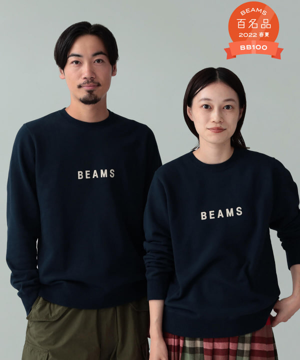 BEAMS / BEAMS クルーネック スウェットシャツ-