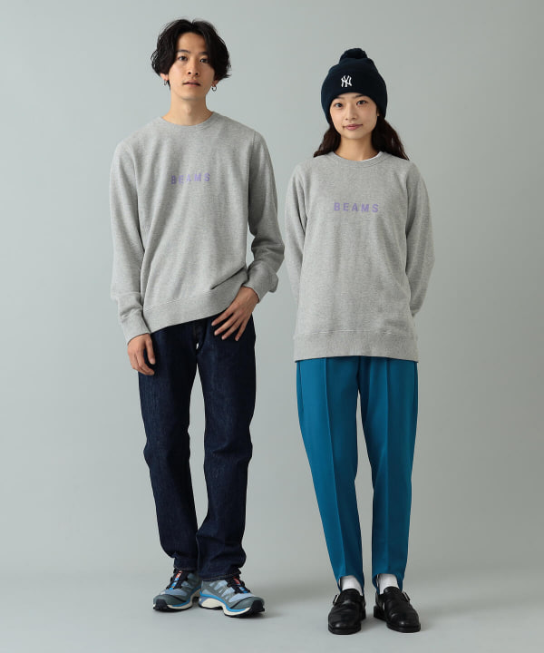 BEAMS / BEAMS クルーネック スウェットシャツ-