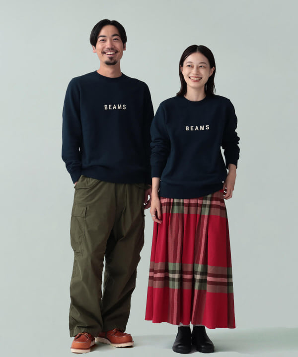 BEAMS BEAMS / BEAMS crew neck sweatshirt (tops BEAMS) mail order 