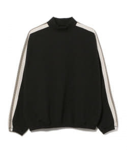 ▲SASQUATCHFABRIX. / Lace Tape Mock Neck Sweat