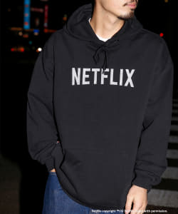 Netflix × BEAMS / Logo Hoody