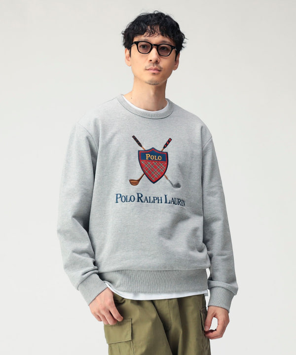 ラスト1点　完売品　BRIEFING LOGO LINE POLO グレージュM ラスト1点 完売品 BRIEFING LOGO LINE POLO グレージュM ラスト1点