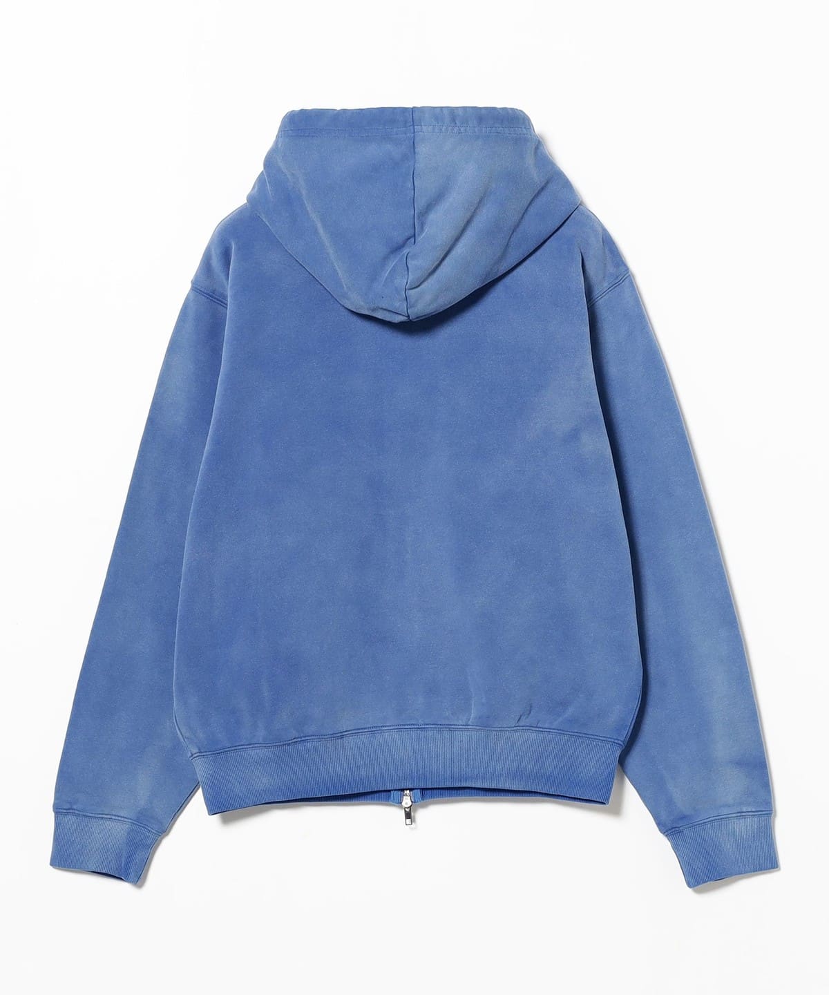 BEAMS（ビームス）WOKE EDGE / Faded Embroidery Zip Up Hoodie