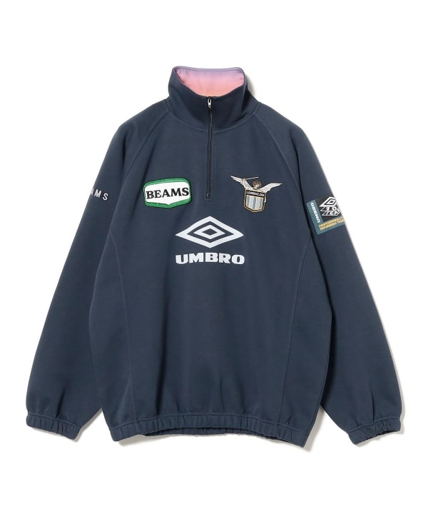 BEAMS（ビームス）【別注】LORENZ.OG × UMBRO / Half-Zip Sweatshirt