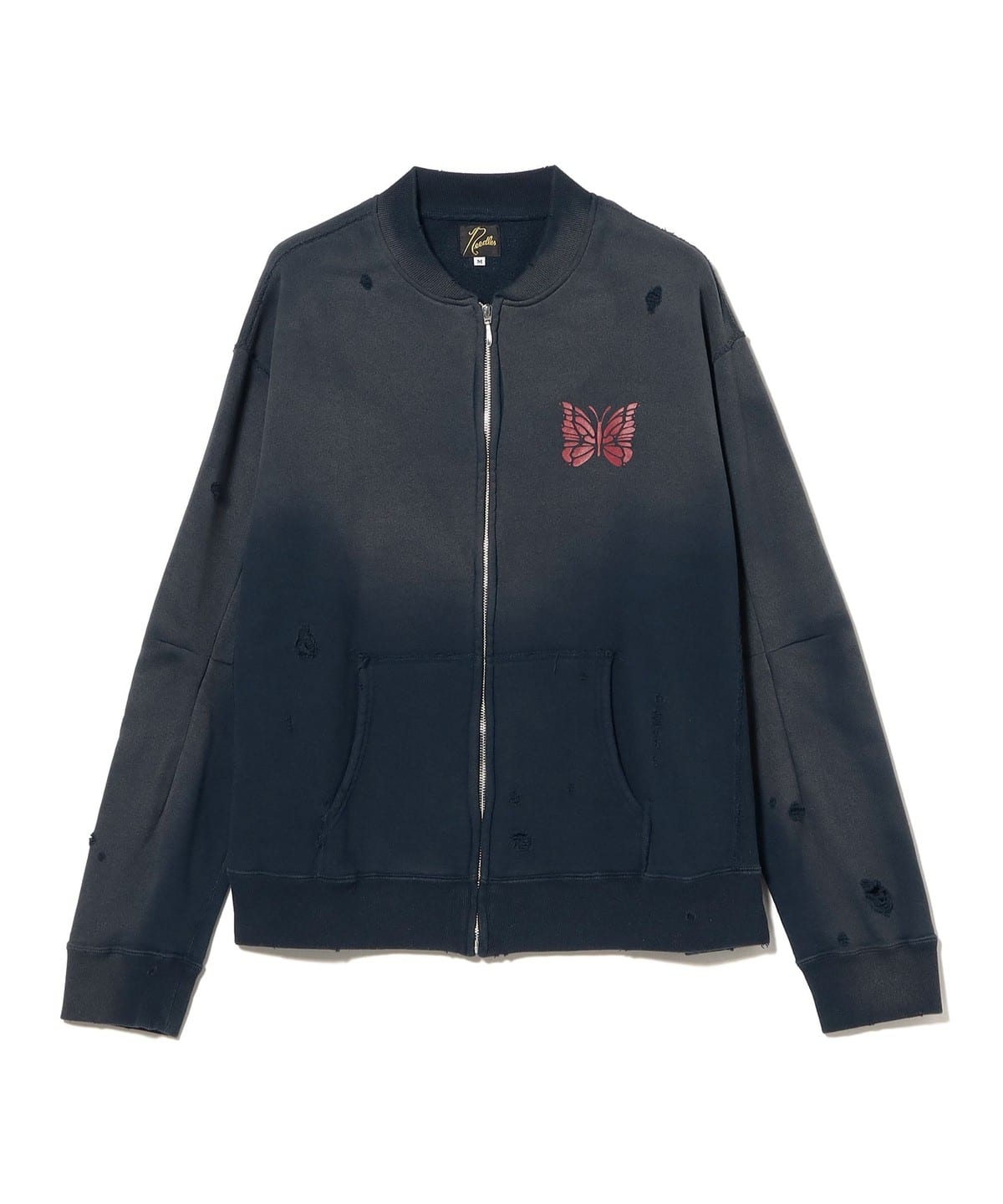 BEAMS（ビームス）NEEDLES / Deconstructed Zipped Sweat（トップス