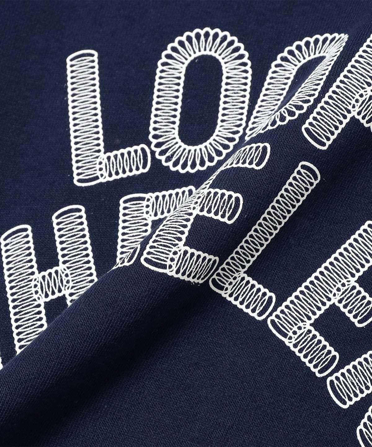 【別注】LOOPWHEELER / 印花標誌 大學T