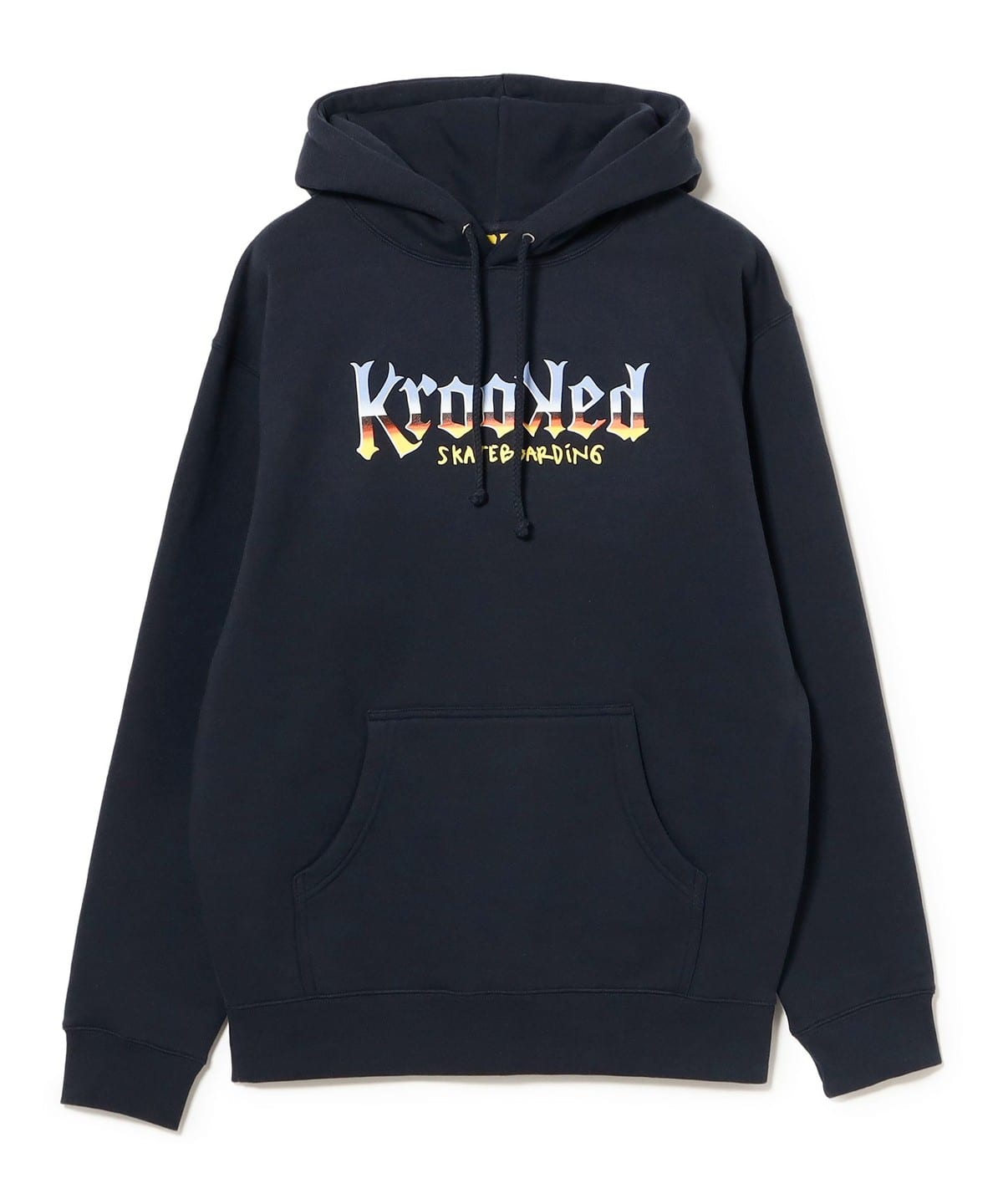 KROOKED �N���L�b�h / CHROME ZONE HOODIE �g�b�v�X MEN NAVY L