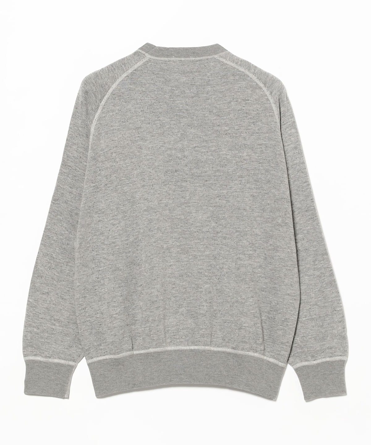 BEAMS（ビームス）COMOLI / グレー裏毛 クルーネック（トップス 