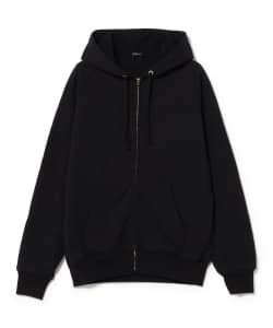 COMOLI / コットン裏毛 ジップパーカ