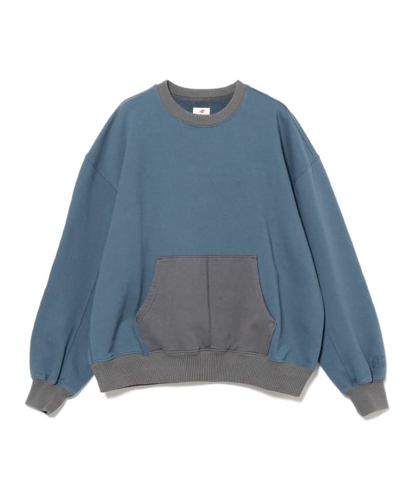 【別注】New Balance / Washed Crew Neck Sweatshirts