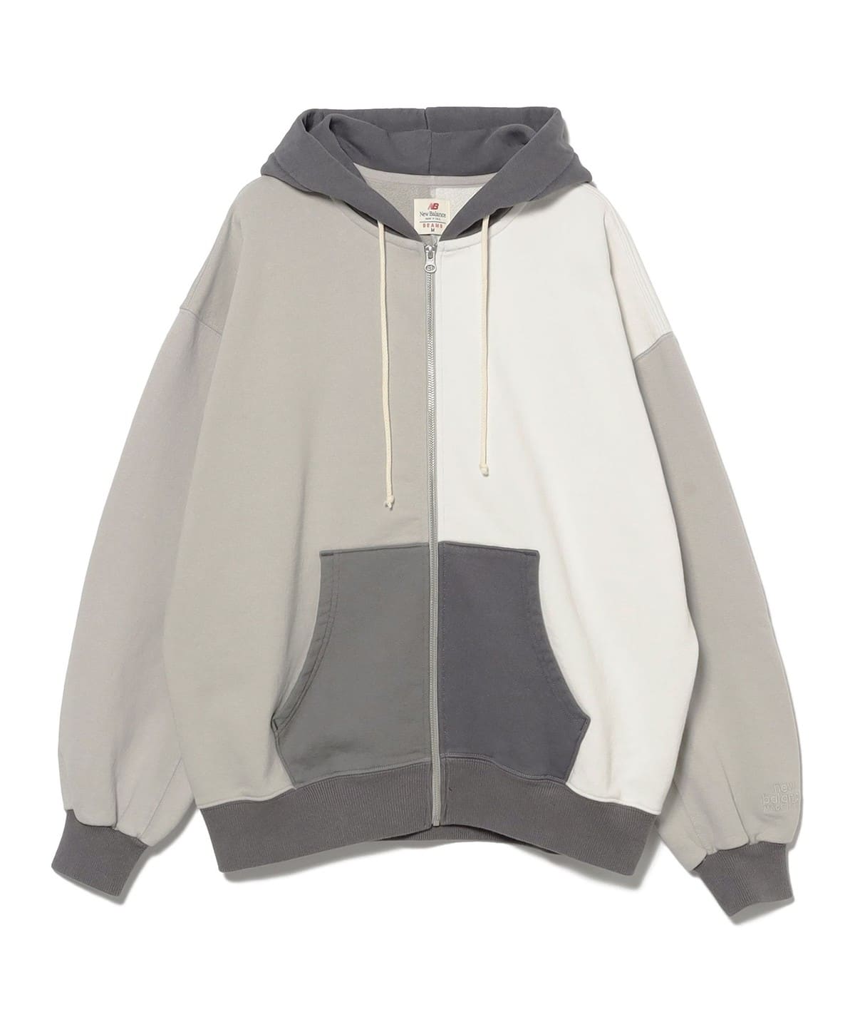 BEAMS（ビームス）【別注】New Balance / Washed Zipup Hoodie