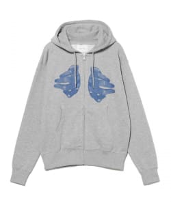 SUB-AGE / HAND Front Zipper Open Hoodie