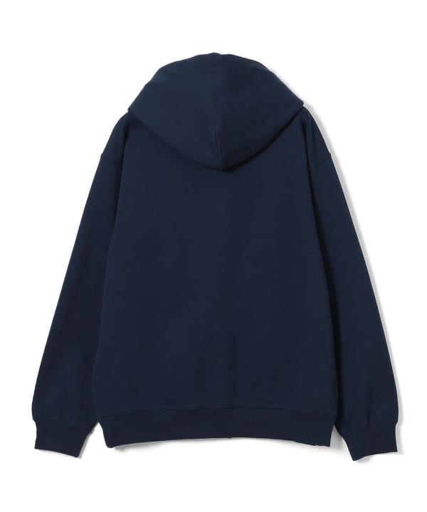 BEAMS ロゴ ベーシック フルジップフーディ