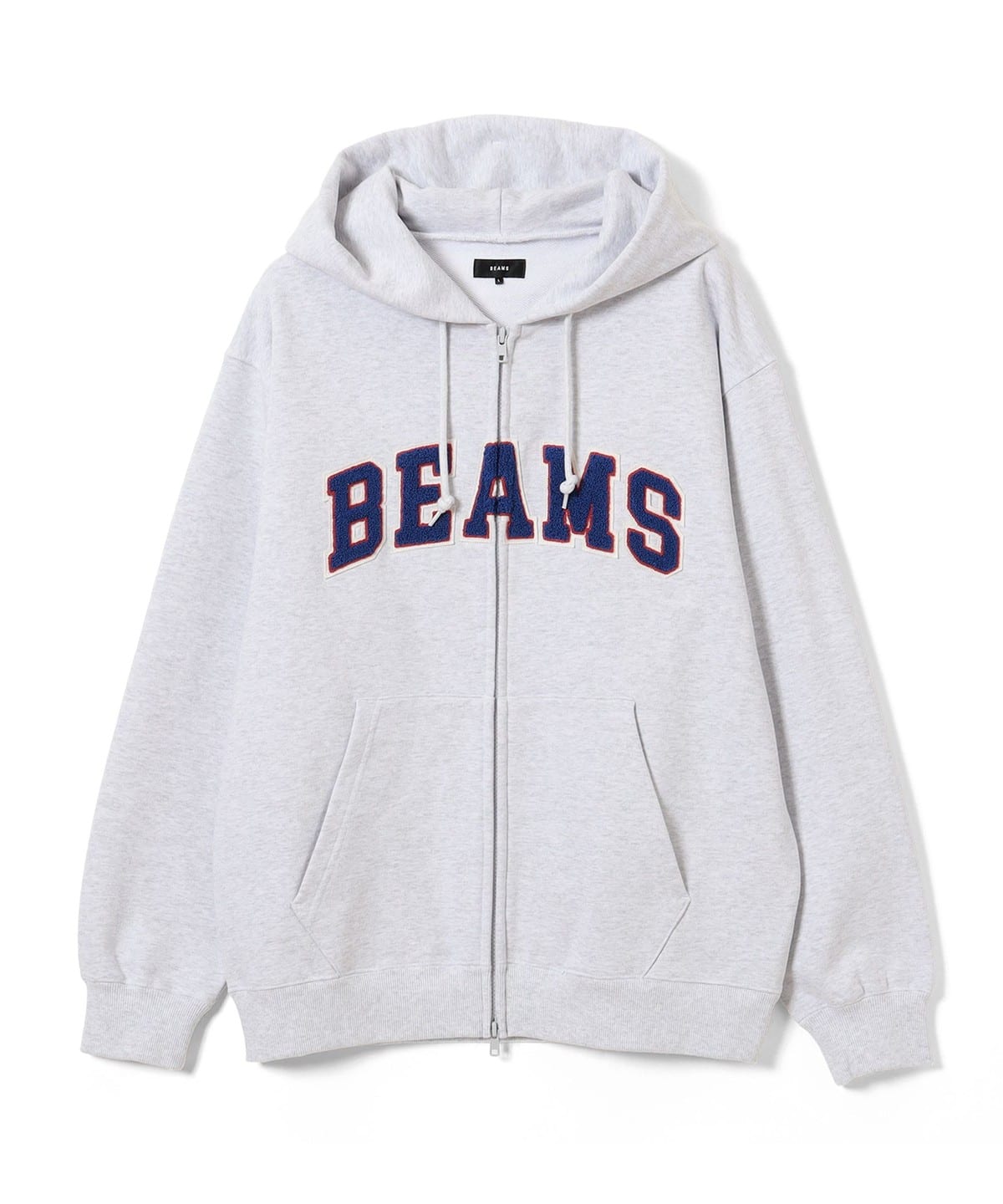 BEAMS（ビームス）BEAMS ロゴ ベーシック フルジップフーディ
