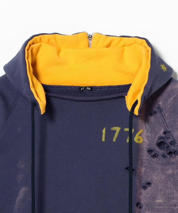 LES SIX / ZIP SCRIBBLE HOODIE
