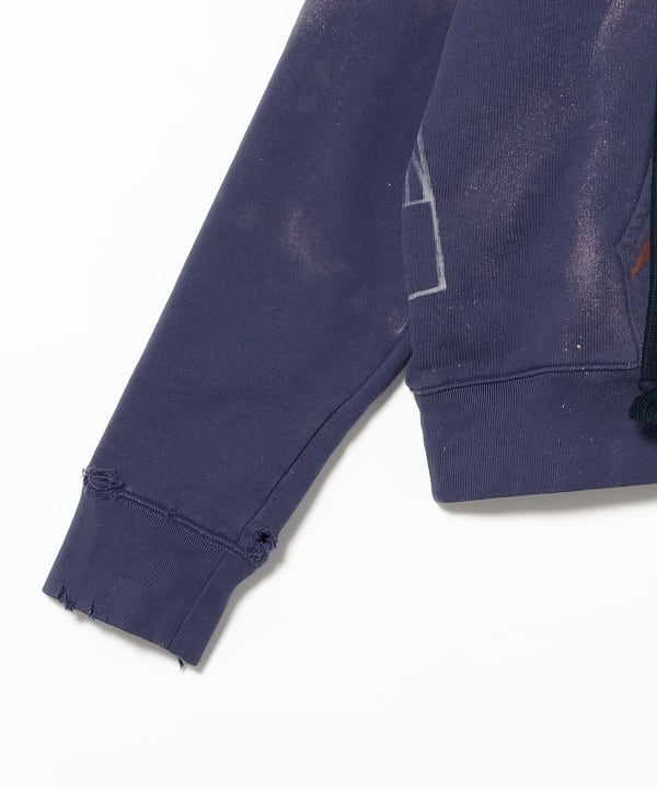 LES SIX / ZIP SCRIBBLE HOODIE