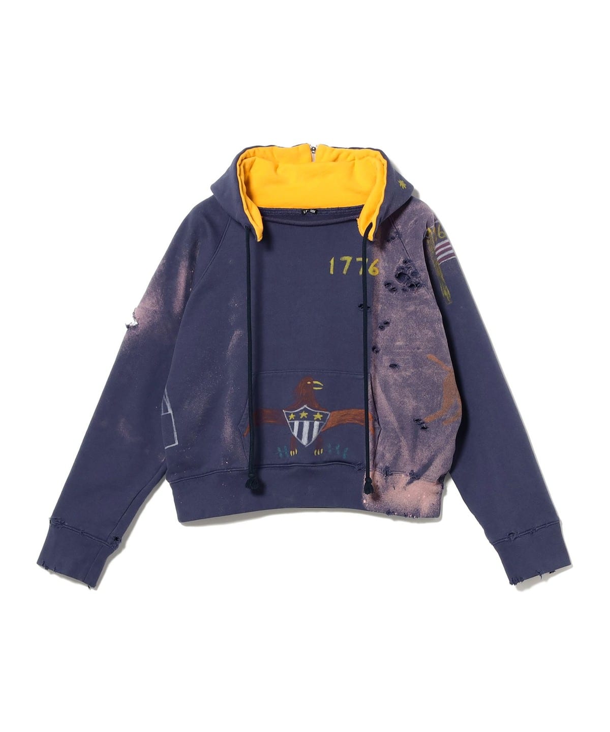 BEAMS（ビームス）LES SIX / ZIP SCRIBBLE HOODIE（トップス パーカー