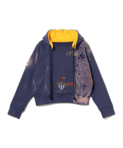 LES SIX / ZIP SCRIBBLE HOODIE