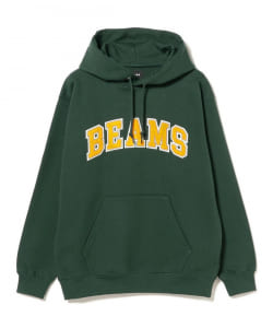 BEAMS logo basic hoodie