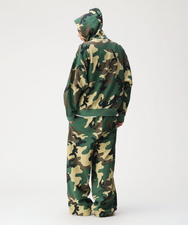 【別注】Champion / リバースウィーブ（R）カモ フルジップ パーカー セットアップOKも魅力の1着 【Model：179cm Size：L】