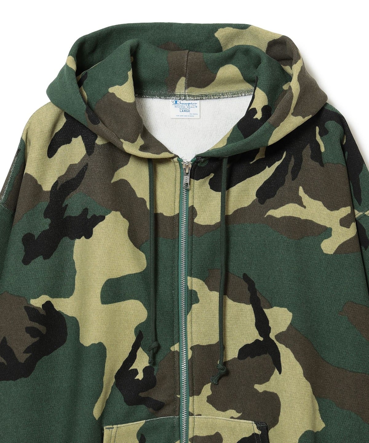 BEAMS（ビームス）【別注】Champion / リバースウィーブ（R）カモ