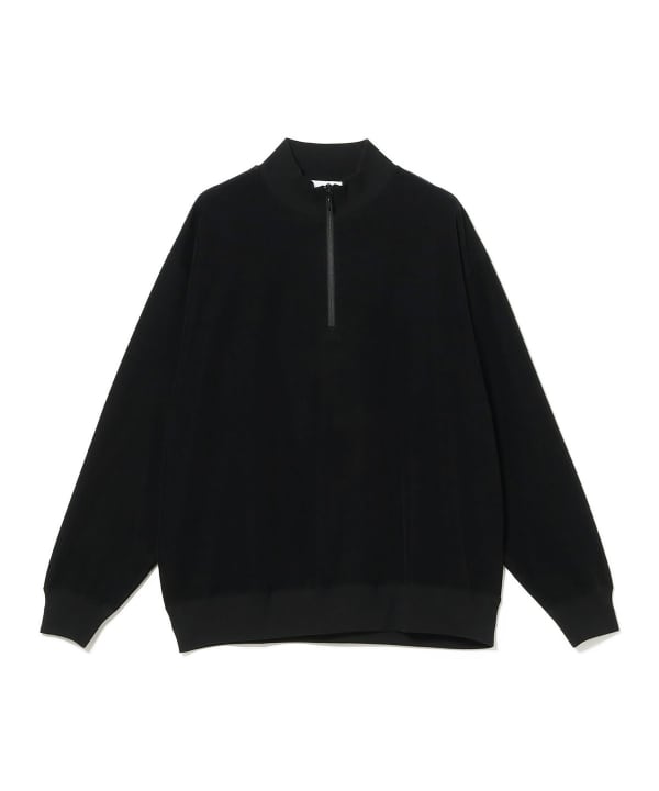 Graphpaper / Pique Velour Jersey Half Zip Sweatshirt