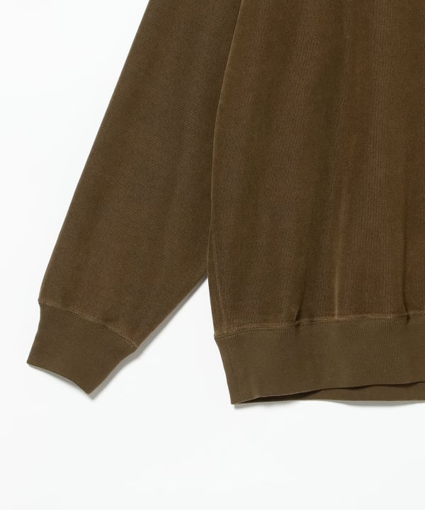 Graphpaper / Pique Velour Jersey Half Zip Sweatshirt
