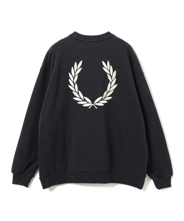 [Special order] FRED PERRY / Embroidered Crewneck Sweatshirt - Exquisite coloring and design balance
