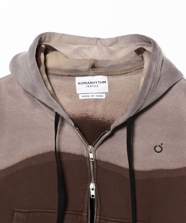 NOMARHYTHM TEXTILE / Hand Dye Twist Parka