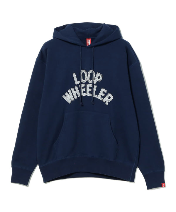 【別注】LOOPWHEELER / プリントロゴ プルオーバーフーディ