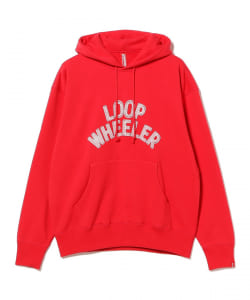 【別注】LOOPWHEELER / プリントロゴ プルオーバーフーディ