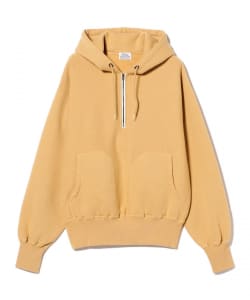 tone / Flatlock Seam Fleece Half-Zip Hoodie