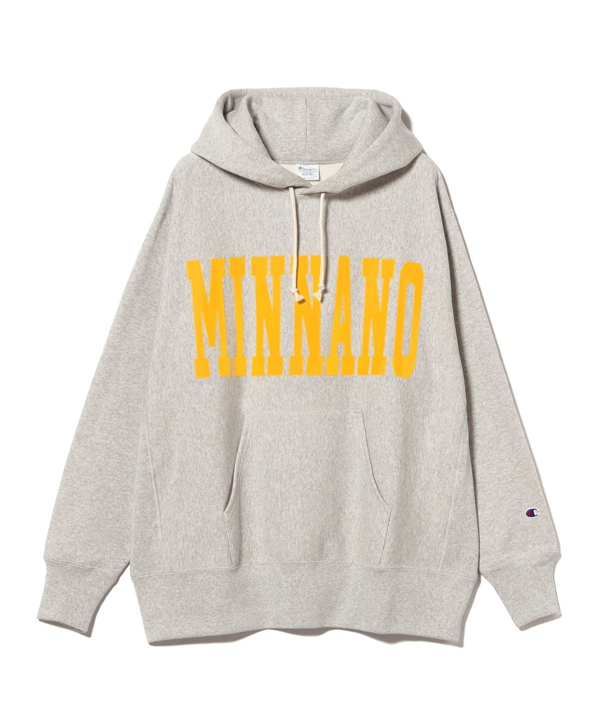 CHAMPION BEAMS 別注 フード型 リバーシブル パーカー スヌード BEAMS（ビームス）【別注】Champion × MIN-NANO / スウェット