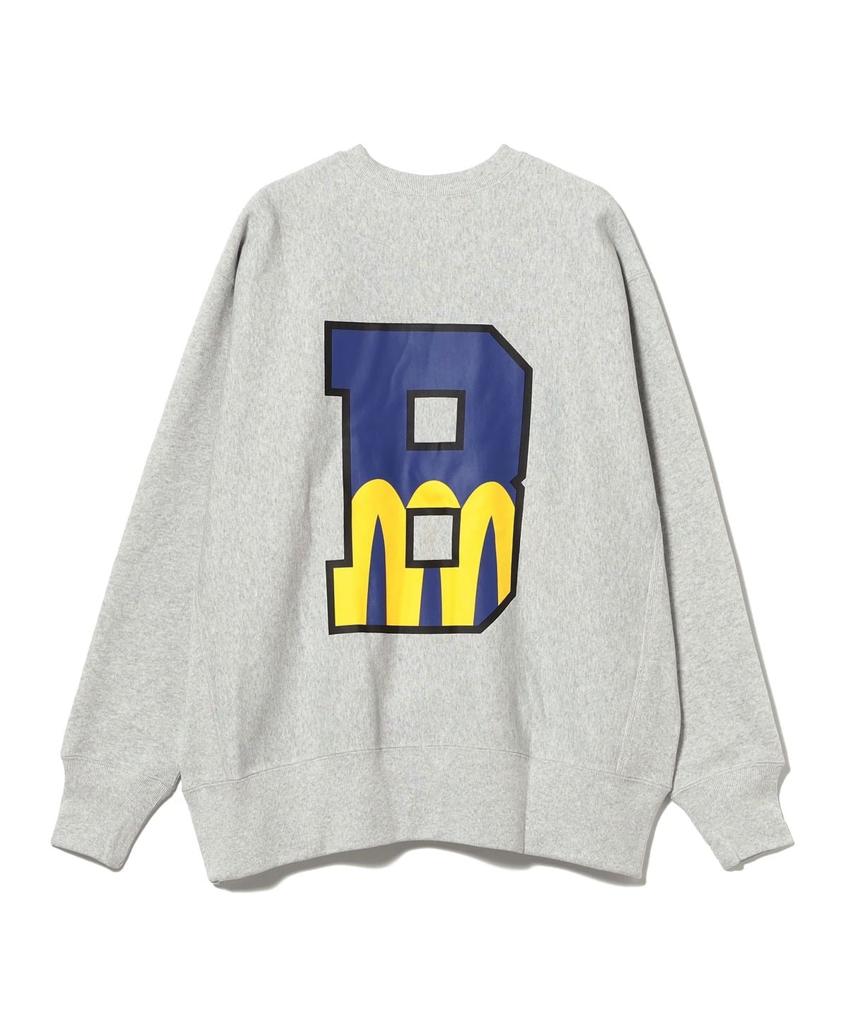 BEAMS（ビームス）【別注】Champion × MIN-NANO / ロゴ クルーネック