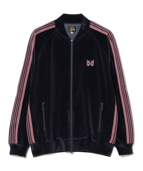 NEEDLES / Rib Collar Track Jacket - C/PE Velour