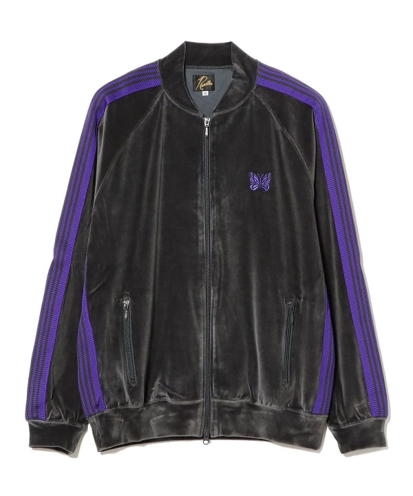 NEEDLES / Rib Collar Track Jacket - C/PE Velour