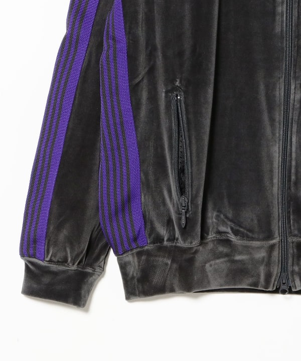 NEEDLES / Rib Collar Track Jacket - C/PE Velour