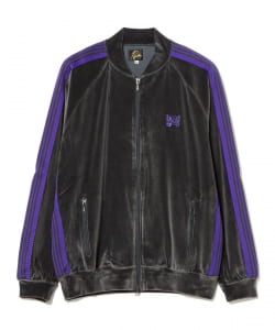 NEEDLES / Rib Collar Track Jacket - C/PE Velour